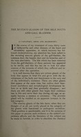 view The mucous glands of the bile ducts and gall bladder / by Bayard Holmes, M.D., Chicago, Ill.