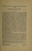 view The origin of some of the streptococci found in milk / by L.A. Rogers and Arnold O. Dahlberg, Dairy Division, Bureau of Animal Industry.