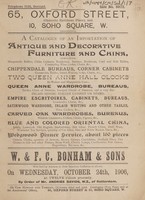 view Sales catalogue: Bonham & Sons