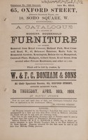 view Sales catalogue: Bonham & Sons