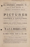 view Sales catalogue: Bonham & Sons