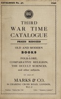 view Sales catalogue 47: Marks and Co