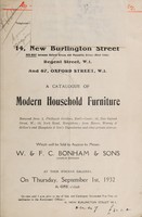 view Sales catalogue: Bonham & Sons