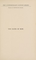 view The races of man : an outline of anthropology and ethnography / by J. Deniker.