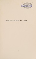 view The nutrition of man / Russell H. Chittenden.