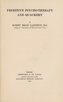 view Primitive psycho-therapy and quackery.