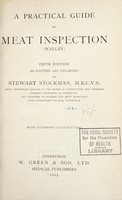 view A practical guide to meat inspection / (Walley).