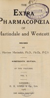 view The extra pharmacopœia of Martindale and Westcott.