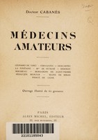 view Médecins amateurs ... / Ouvrage illustré de 60 gravures.