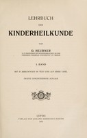 view Lehrbuch der Kinderheilkunde / von O. Heubner.