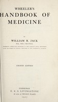 view Wheeler's handbook of medicine / by William R. Jack.