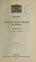view Report on the state of public health in Burma.