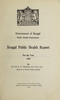 view Bengal public health report.