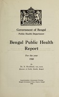 view Bengal public health report.