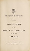 view Annual report on the health of Gibraltar.