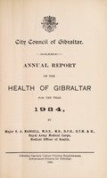 view Annual report on the health of Gibraltar.