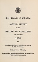 view Annual report on the health of Gibraltar.