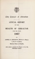 view Annual report on the health of Gibraltar.