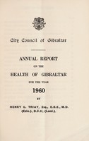 view Annual report on the health of Gibraltar.