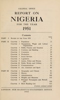 view Annual report on Nigeria / Colonial Office.