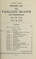 view Annual report on the Falkland Islands and Dependencies / Colonial Office.