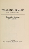 view Annual report on the Falkland Islands and Dependencies / Colonial Office.