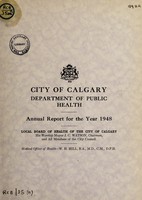 view Annual report / City of Calgary, Department of Public Health.