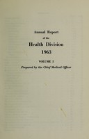 view Annual report of the Health Division / Tanganyika.