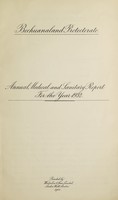 view Annual medical and sanitary report / Bechuanaland Protectorate.