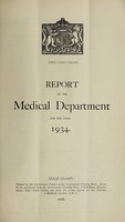 view Report on the Medical and Sanitary Departments / Government of the Gold Coast.