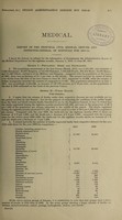 view Report of the Principal Civil Medical Officer and Inspector-General of Hospitals / [Ceylon].