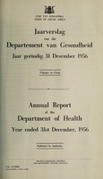 view Annual report of the Department of Public Health / Union of South Africa.