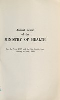 view Annual report of the Ministry of Health / Uganda Protectorate.