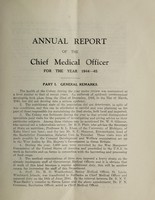 view Report of the Chief Medical Officer / Barbados.