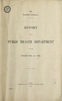 view Report of the Public Health Department / Western Australia.