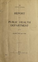 view Report of the Public Health Department / Western Australia.