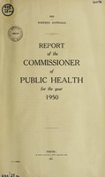 view Report of the Commissioner of Public Health / Western Australia.