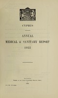 view Annual medical & sanitary report / Cyprus.