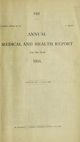 view Annual medical and health report / Fiji.