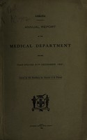 view Annual report of the Medical Department / Jamaica.