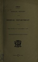 view Annual report of the Medical Department / Jamaica.