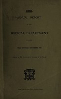 view Annual report of the Medical Department / Jamaica.