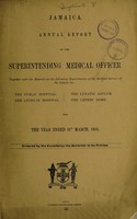 view Annual report of the Superintending Medical Officer / Jamaica.