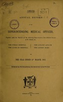 view Annual report of the Superintending Medical Officer / Jamaica.