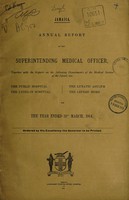 view Annual report of the Superintending Medical Officer / Jamaica.