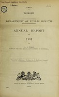 view Annual report / Department of Public Health, Tasmania.