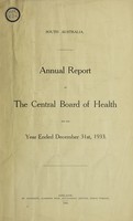 view Annual report of the Central Board of Health / South Australia.