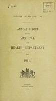 view Annual report of the Director, Medical & Health Department / Colony of Mauritius.