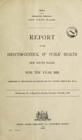view Report of the Director-General of Public Health, New South Wales.