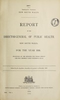 view Report of the Director-General of Public Health, New South Wales.